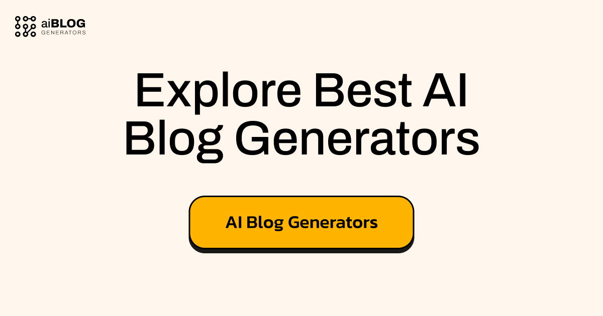 All AI Blog Generator Directory